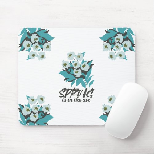 Spring Bouquet Charm _ Spring is in the Air Floral Mouse Pad