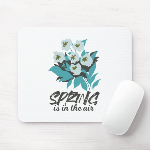 Spring Bouquet Charm _ Spring is in the Air Floral Mouse Pad