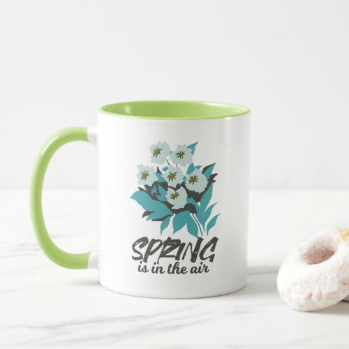 Spring Bouquet Charm _ Spring is in the Air Floral Mug