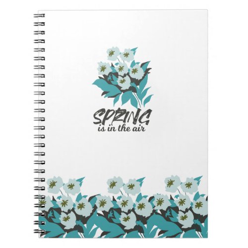 Spring Bouquet Charm _ Spring is in the Air Floral Notebook