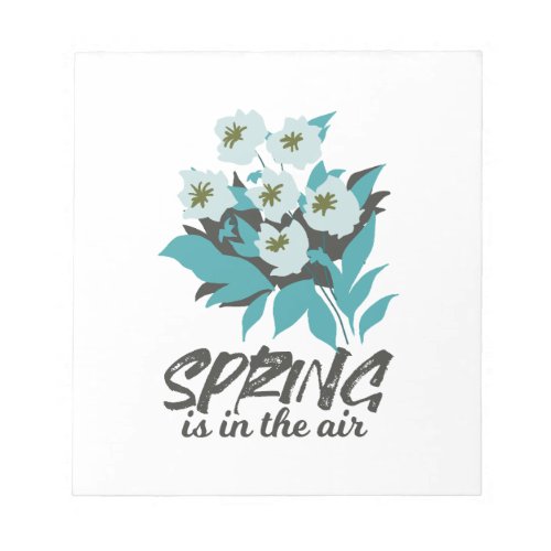 Spring Bouquet Charm _ Spring is in the Air Floral Notepad