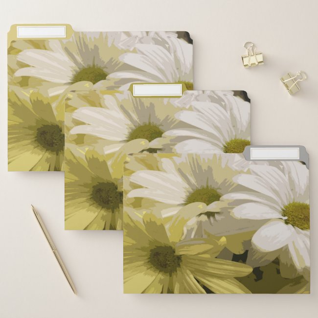 Spring Bouquet Design File Folders Set