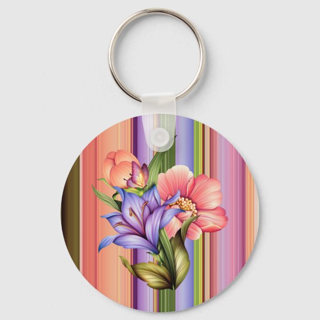 Spring Bouquet Keychain (Front)