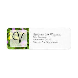 Spring Bouquet Label