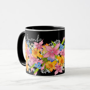 Spring bouquet mug