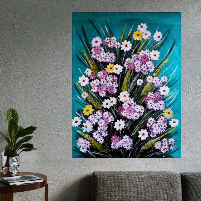 Spring Bouquet Painting by Alfred Fox Canvas Print (Creator Uploaded)