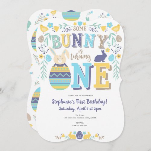 Spring, boy 1st birthday, Easter, Bunny