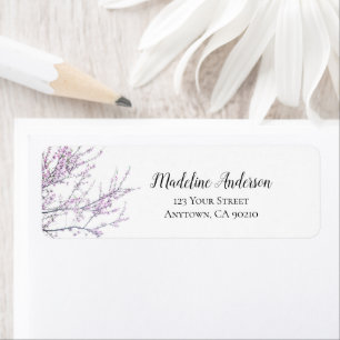 Spring Branches in Bloom Custom Return Address Label