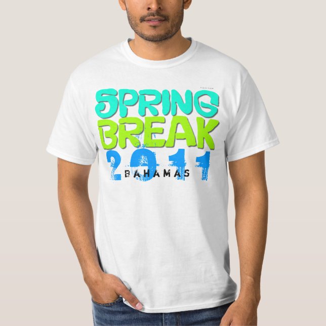 Spring Break 2011 Bahamas T-Shirt (Front)