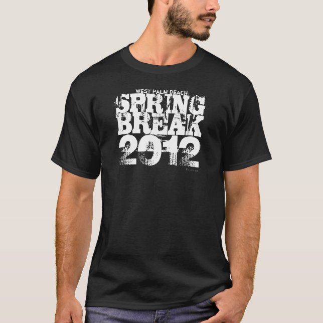 Spring Break 2012 West Palm Beach T-Shirt (Front)