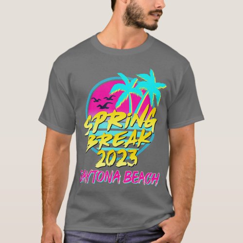 Spring Break 2023 Florida 80s Retro Vintage Dayton T_Shirt