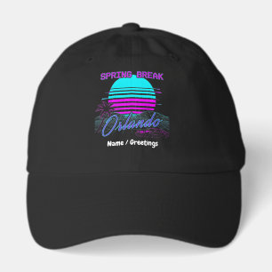 Spring Break 2026 Orlando After Dark Retro Synth Hat