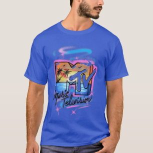 Spring Break Airbrush Art Vintage Musicelevision g T-Shirt