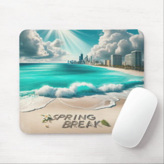 Spring Break Beach Mouse Pad