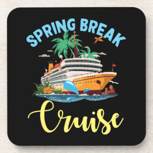 Spring Break Cruise Beverage Coaster