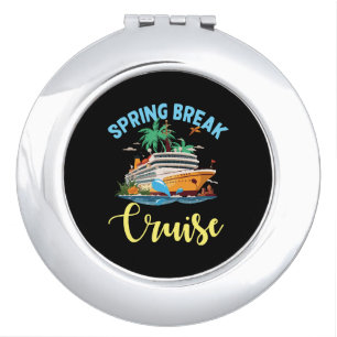 Spring Break Cruise Compact Mirror