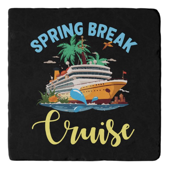 Spring Break Cruise Trivet (Front)