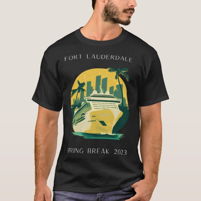 Spring Break Fort Lauderdale Florida Cruise 2023 T-Shirt (Front)