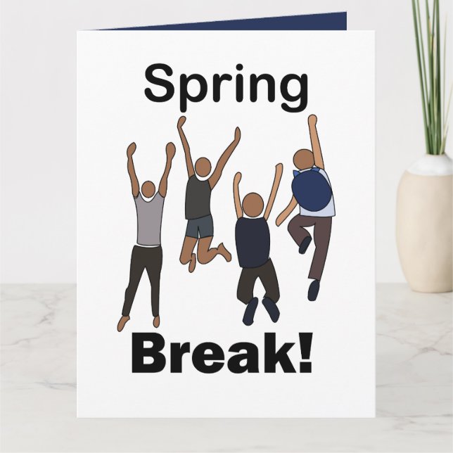 Spring Break Friendship Card (Front)