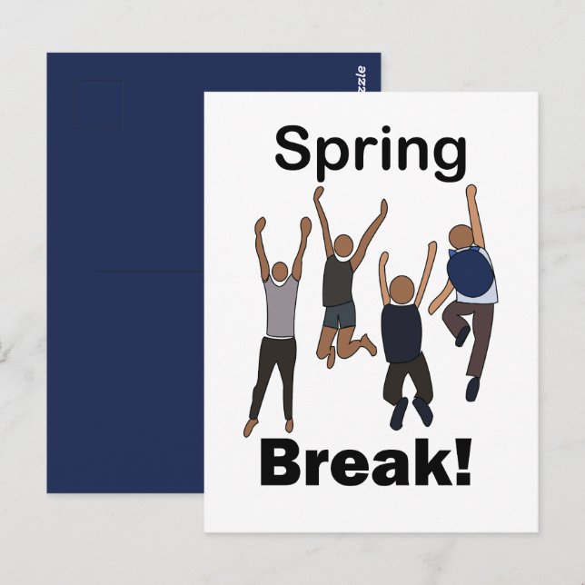 Spring Break Friendship Postcard (Front/Back)