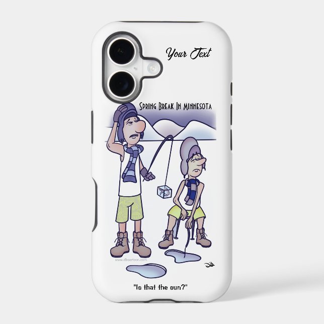 Spring Break Funny Iphone Case (Back)