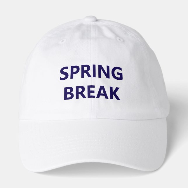Spring Break  Hat (Front)