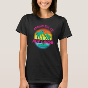 Spring Break Key Largo Sunset Vintage Matching Wom T-Shirt