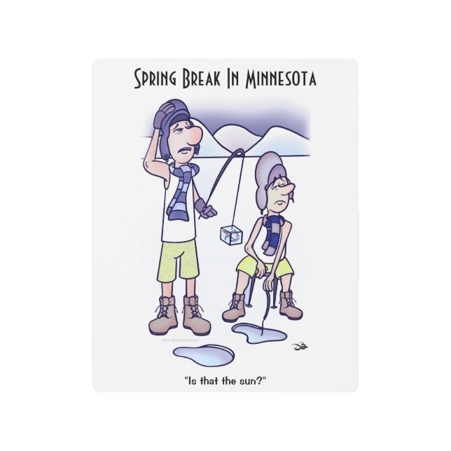 Spring Break Metal Print (Front)