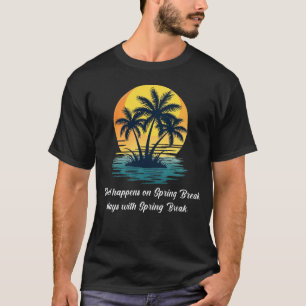 Spring Break Palm Tree Party Tee