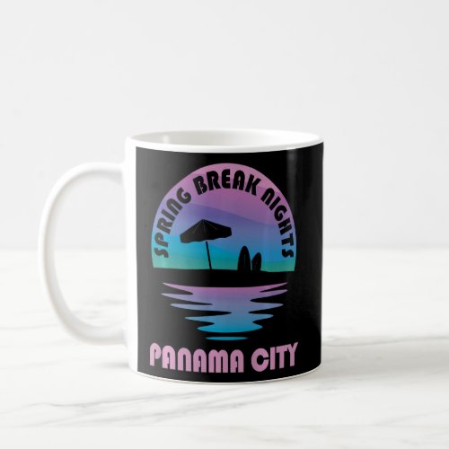 Spring Break Panama City Sunset Vintage Matching W Coffee Mug