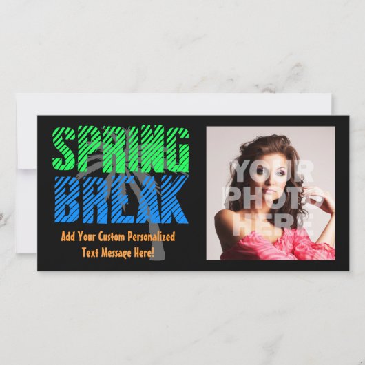 Spring Break Photo Card (Front)