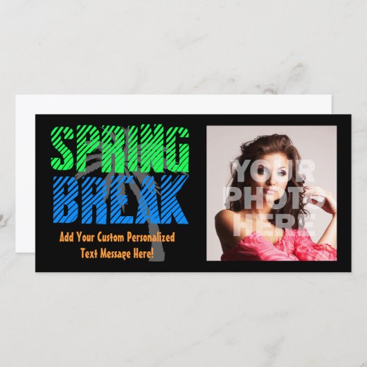Spring Break Photo Card (Front/Back)
