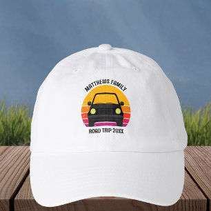 Spring Break Road Trip Sunset Customized Hat