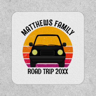 Spring Break Road Trip Sunset Customized Patch