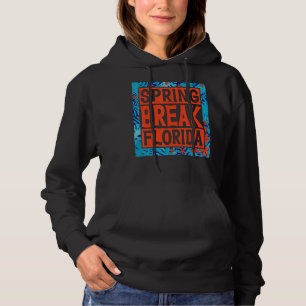 Spring Break Senior Class Student School Trip Flor Hoodie