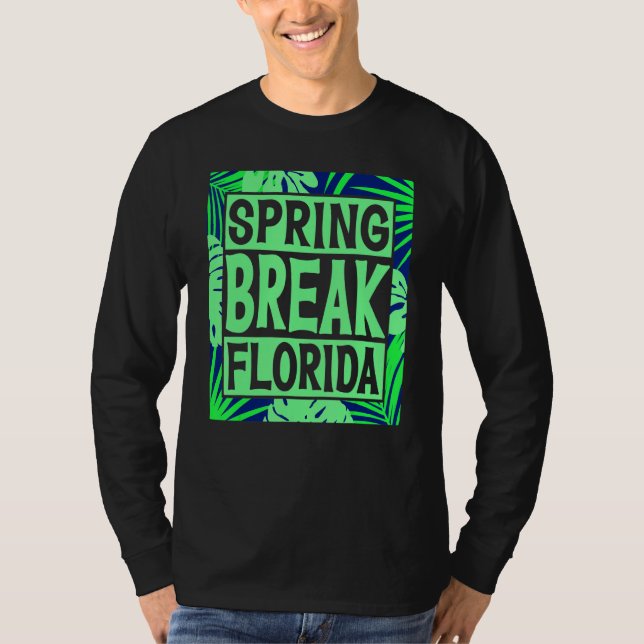 Spring Break Senior Class Student School Trip Flor T-Shirt (Front)