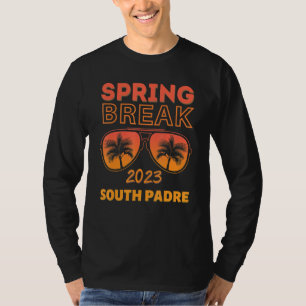 Spring Break South Padre 2023 Sunglasses Beach Vac T-Shirt