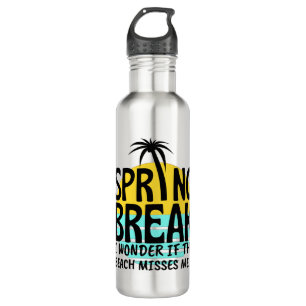 Spring Break Spring Season Stainless Steel Water Bottle