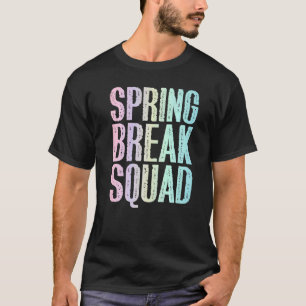 Spring Break Squad Vintage Spring Vacation T-Shirt