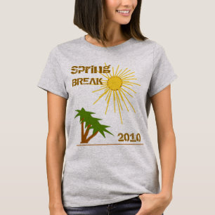 Spring Break Sunshine and Palm Trees Destination T-Shirt