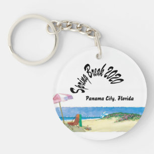 Spring Break Vacation - Keychain