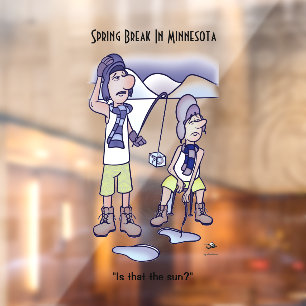 Spring Break Window Cling