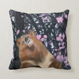 Spring Break With Bare Necessities Throw Pillow