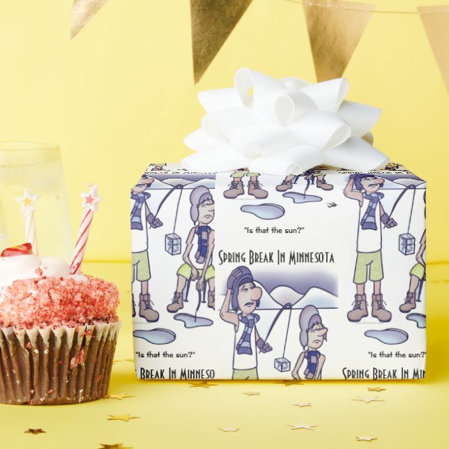 Spring Break Wrapping Paper (Birthday Party)