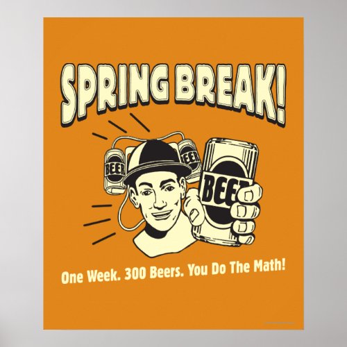Spring Break You do the Math Poster