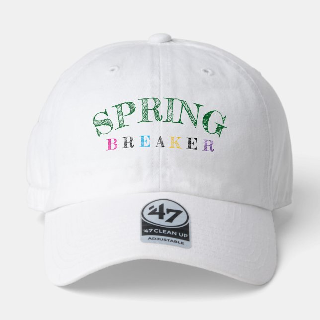 SPRING Breaker 47 CLEAN UP hat style  Trucker Hat  (Front)