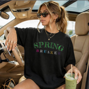 SPRING Breaker Colorful Women Tri-Blend Shirt