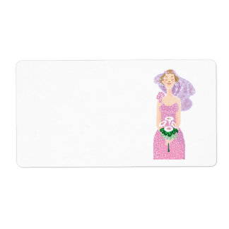 Spring bride label