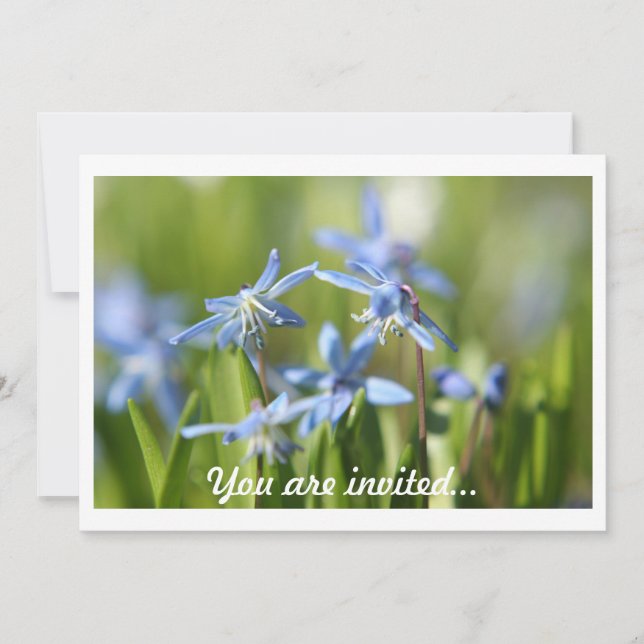Spring Bulbs invitations (Front)