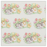 Spring Bunnies Easter Bunny Fabric
